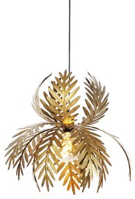 Vintage hanglamp goud veren - Botanica Landelijk, Retro E27 Binnenverlichting Lamp
