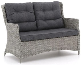 + 10% kassakorting | Loungebank Tuin Intenso   | Wicker (vlechtwerk) | 2 personen | Tuinbank Grijs | 133cm | Incl. kussens | Kees Smit Tuinmeubelen