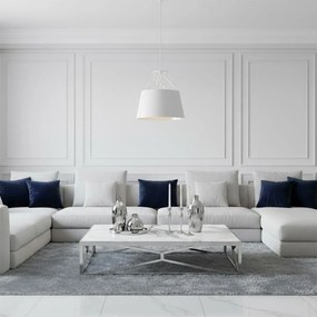 Hangende metalen witte plafondlamp APP423-1CP