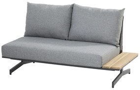 4 Seasons Outdoor Fortuna 4-zits platform loungebank  Loungeset    antraciet weerbestendig