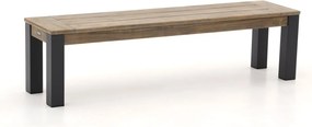 Picknickbank ROUGH | Teakhout | 2 personen | Tuinbank Grijs/Old Teak Greywash | 170cm | Kees Smit Tuinmeubelen