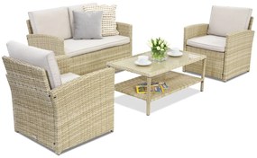 Monaco Coffee 4 Garden Point tuinmeubelen beige