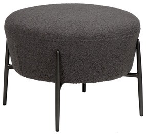 Dan-Form Orbit Ronde Poef Boulce Stone Grijs