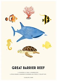 Ilustratie Great Barrier Reef, Erik Wintzell