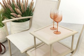 Tete-a-Tete aluminium tuinbank Felix - Latte/Beige