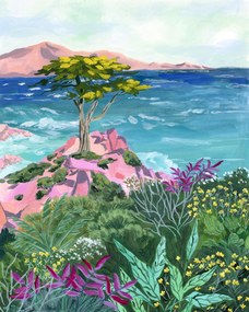 Ilustratie Lone Cypress, Sarah Gesek, (30 x 40 cm)