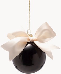 Mondgeblazen kerstbal Bow