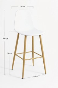 Teok Kunstlederen Kruk