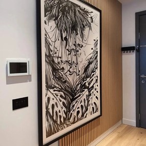 AkuPanel 300 cm Naturel Eiken   - Akoestische panelen