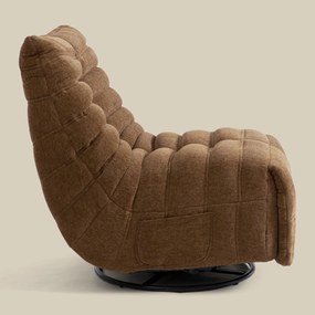 Verstelbare Lounge Fauteuil Retro Caramel