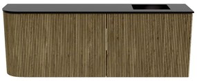 Mondiaz Joya 110cm toiletmeubel ronding links dusk met wastafel faye rechts zonder kraangat urban