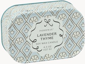 Geurkaars Cherie blauw & wit (lavendel, tijm)