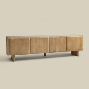 Tv-meubel Gebleekt Eiken 200 Cm - 200x45x55cm.