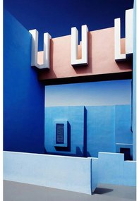 Goossens Schilderij Mirage In Blue, 98 x 148 cm