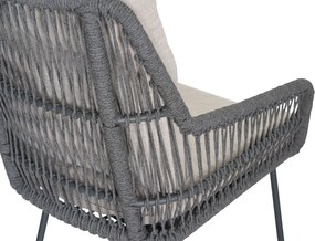 Barstoel Rope Grijs-antraciet Lifestyle Garden Furniture Vicente dining  antracite