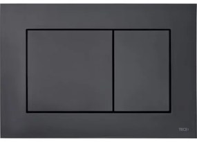 Tece TeceNow bedieningsplaat kunststof duospoeltechniek bediening voor of bovenzijde 220x150x5 mm zwart mat 9.240.407