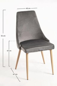 Pak 4 Stoik Houten Stoelen
