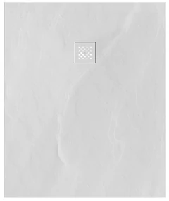Brauer Crag douchebak 100x120x3cm mat wit