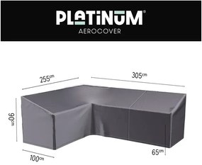 Loungesethoes 305x255x100xH65-90 links - Aerocover