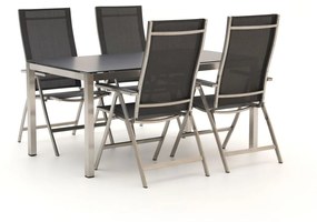 Bernstein Freiburg/Koblenz 160cm dining tuinset 5-delig verstelbaar