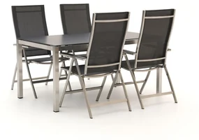 Bernstein Freiburg/Koblenz 160cm dining tuinset 5-delig verstelbaar