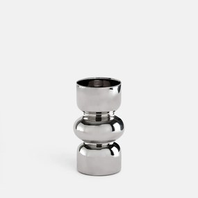 Vaas van metaalglas, hoogte 18,2 cm, ORLYA