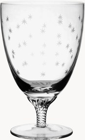 Mondgeblazen kristallen bistroglazen Stars, 6-delig