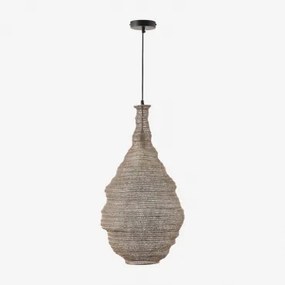Beneida Hanglamp Ø40 Cm Van Ijzer Beige – Crème - Sklum