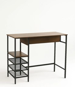 Hoge tafel barset met flessenrek + 2 Carbar krukken