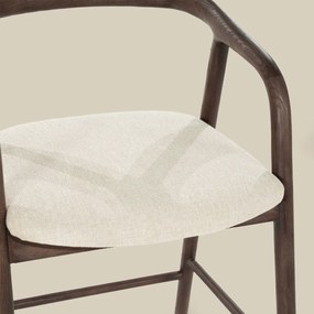 Eleonora Rayven Barkruk Hout Wabi Sabi Stijl Bruin