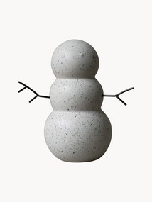 Decoratief kerstobject Snowman van keramiek