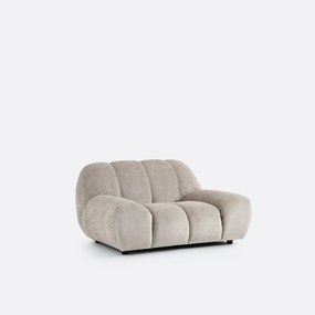 XL fauteuil, dik fluweel, Nuria