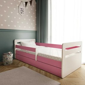 Peuter Roze Eenpersoonsbed Kami - Voor kinderen Kinderen Peuter Junior 5056231742054 Children's Beds Home, 160x80, Ja, Geen Children's Beds Home Meubi