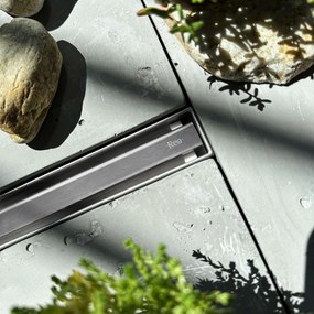 Lineaire afvoer REA Neox Slim pro NICKIEL BRUSH 70