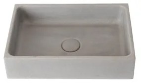 Ideavit Sol waskom - 41.5x28cm - rechthoek - beton 290336-D5