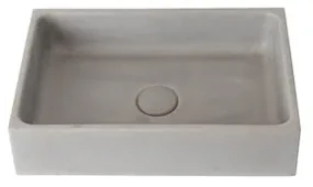 Ideavit Sol waskom - 41.5x28cm - rechthoek - beton 290336-D5