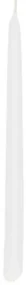 Kaarsjes smal, wit, 17 cm, 10 stuks
