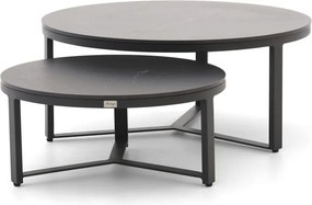 + 10% kassakorting | Loungetafel Bellagio | Rond | Tuintafel Sintered stone | Ø85cm | Kees Smit Tuinmeubelen