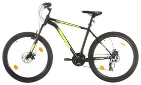 vidaXL Mountainbike 21 versnellingen 27,5 in wielen 50 cm frame zwart