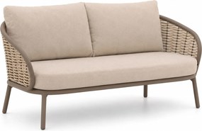 Stoel en Bank Loungeset 4 personen Aluminium Taupe  Apple Bee Pine