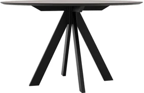 Goossens Excellent Eettafel Ferris Piramide Poot, Rond 120 x 120 cm