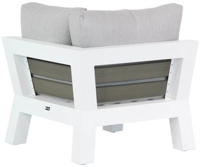 Hoek loungeset 5 personen Aluminium Wit  Santika Furniture Santika Yovita