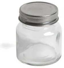 Voorraadpotje, glas, klein, 100 ml