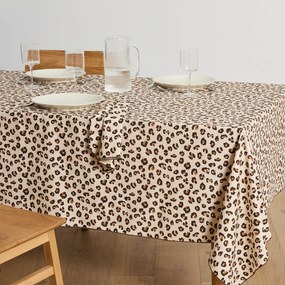 Tafelkleed met luipaardprint, katoen, LEOPOLD