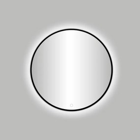 Best-Design Nero Venetië ronde spiegel zwart incl.led verlichting Ø 80 cm 4007950