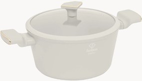 Braadpan Matte Cream-gold met deksel