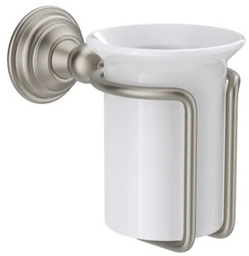Crosswater Belgravia Bekerhouder - Brushed Nickel (RVS) BL003L