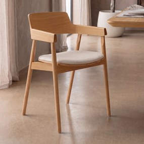 Plywood Eetkamerstoel Met Armleuningen