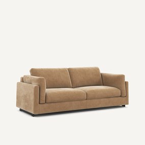 Slaapbank in stonewashed fluweel, CESAR