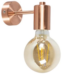 Smart Art Deco wandlamp koper incl. G95 WiFi lichtbron - Facil